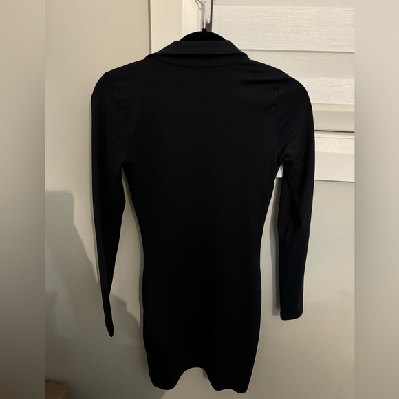 Babaton Contour Collar Long Sleeve Midi Dress - Picture 2 of 5